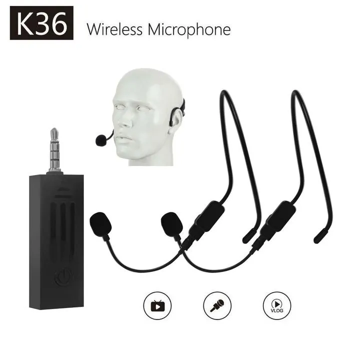 طقم ميكروفون لاسلكي عالي الجودة - Intelligent Wireless Microphone