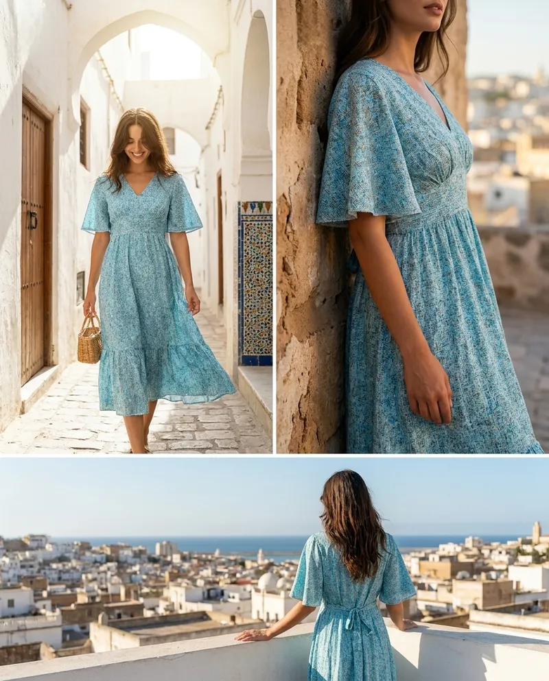 🌸 فستان Juliette | أناقة وراحة في قطعة واحدة