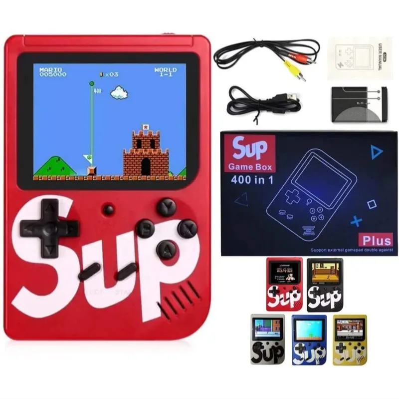 اقوى جهاز ألعاب الكلاسيكية المحمول يحتوي على 400 لعبة SUP Game Box 400 in 1