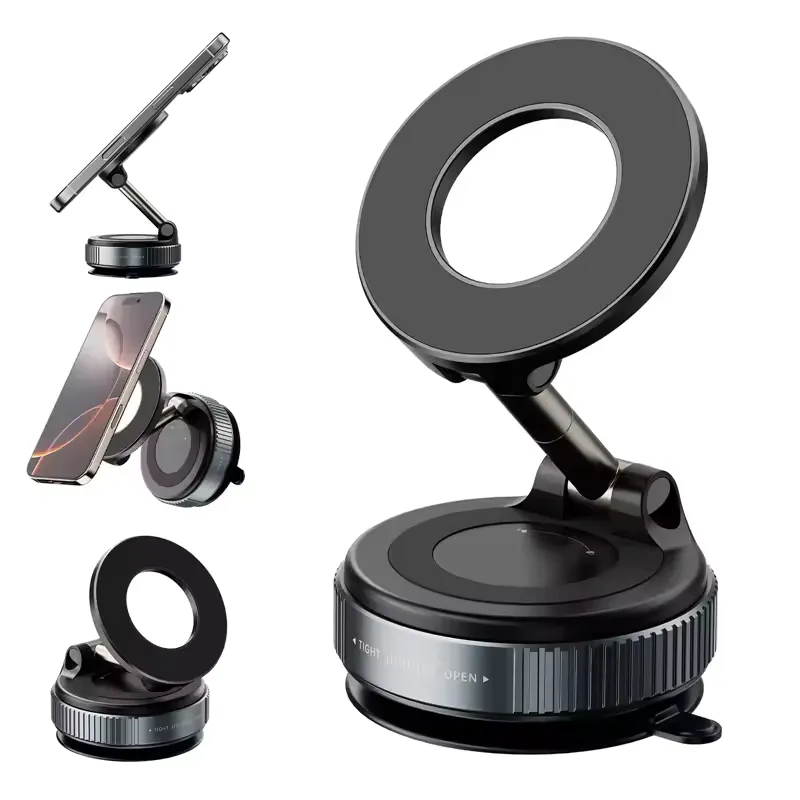 Car Phone Holder – Black Technology - حامل الهاتف الذكي للسيارة – Vacuum Tech 