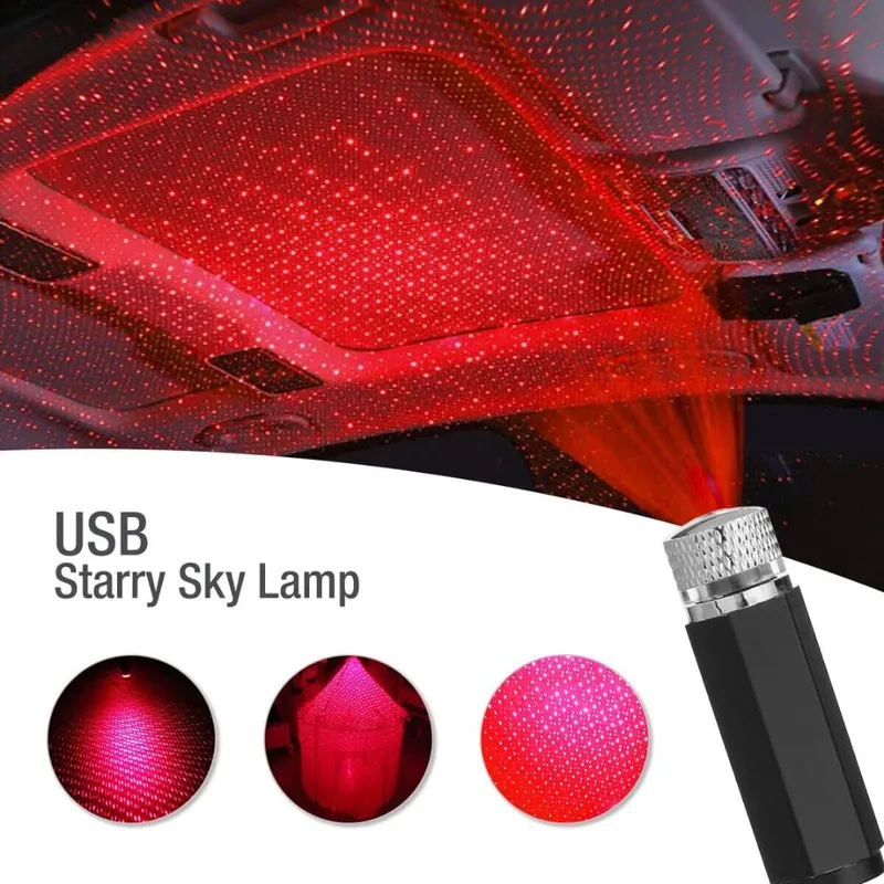 LED USB للديكور سقف السيارة أو غرفة النوم قابل لتعديل